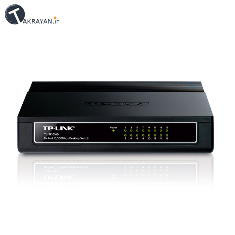 TP-LINK TL-SF1016D 16-Port 10/100Mbps Desktop Switch